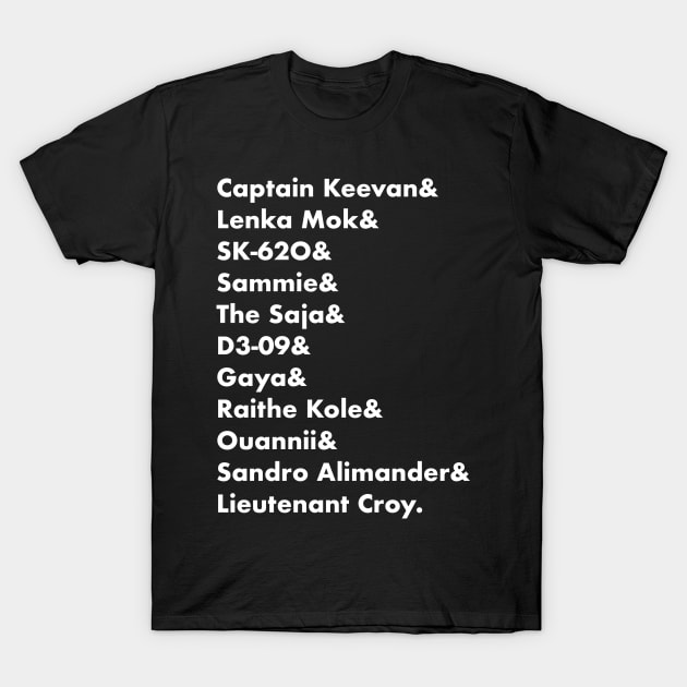 Our heroes T-Shirt by littlesparks